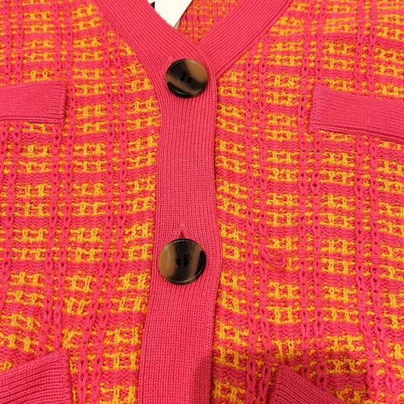 Pink and Orange Knit 2pc Set - Picture 2 of 6